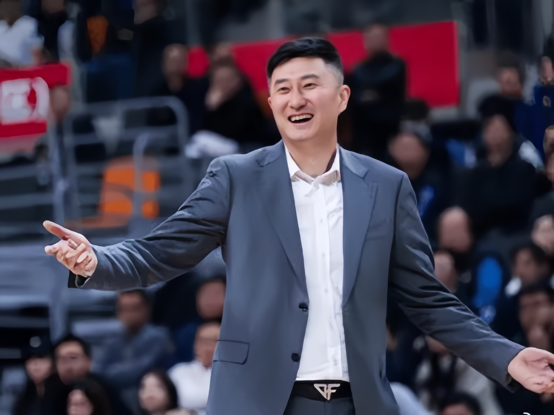 广东队在客场战胜对手，夺冠追梦